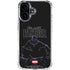 Marvel Black Panther Night Time Watch iPhone 16 Clear Case